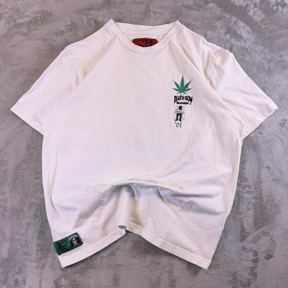 Death Row Records x Shoe Palace Marijuana Graphic T-shirt Size XL